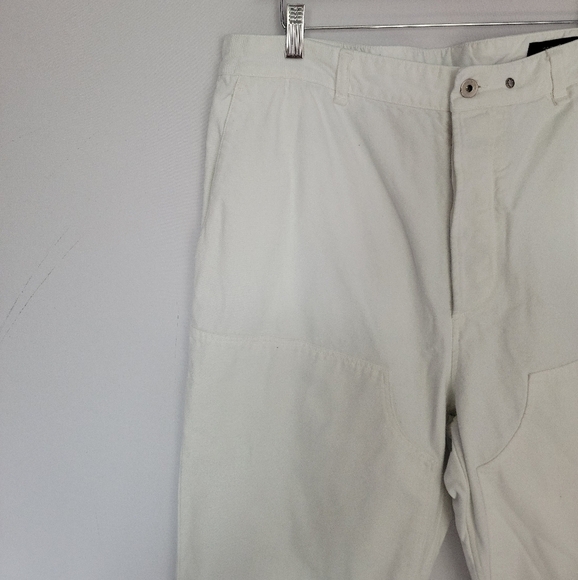 Women's size 36 Rag & Bone white patched jeans - Picture 3 of 7